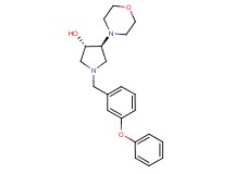 (3S*,4S*)-4-(4-morpholinyl)-1-(3-phenoxybenzyl)-3-pyrrolidinol