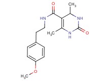 N-[2-(4-methoxyphenyl)ethyl]-4,6-dimethyl-2-oxo-1,2,3,4-tetrahydropyrimidine-5-carboxamide