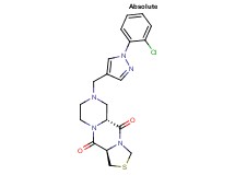 (5aR,11aR)-7-{[1-(2-chlorophenyl)-1H-pyrazol-4-yl]methyl}tetrahydro-1H-pyrazino[1,2-a][1,3]thiazolo[3,4-d]pyrazine-5,11(5aH,11aH)-dione