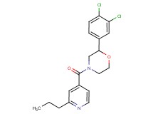 2-(3,4-dichlorophenyl)-4-(2-propylisonicotinoyl)morpholine