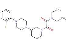 N,N-diethyl-2-{3-[4-(2-fluorophenyl)-1-piperazinyl]-1-piperidinyl}-2-oxoacetamide