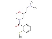 N,N-dimethyl-2-{4-[2-(methylthio)benzoyl]-2-morpholinyl}ethanamine
