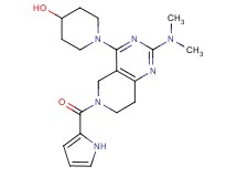 1-[2-(dimethylamino)-6-(1H-pyrrol-2-ylcarbonyl)-5,6,7,8-tetrahydropyrido[4,3-d]pyrimidin-4-yl]-4-piperidinol