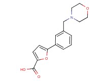 5-[3-(morpholin-4-ylmethyl)phenyl]-2-furoic acid