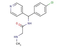 N~1~-[(4-chlorophenyl)(pyridin-4-yl)methyl]-N~2~-methylglycinamide