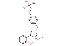 4-(4-{[(3aS*,9bS*)-3a-(hydroxymethyl)-1,3a,4,9b-tetrahydrochromeno[3,4-c]pyrrol-2(3H)-yl]methyl}phenyl)-2-methylbutan-2-ol