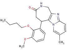 5-(2-butoxy-3-methoxyphenyl)-8-methyl-1,2,4,5-tetrahydro-3H-pyrido[1',2':1,2]imidazo[4,5-c]azepin-3-one