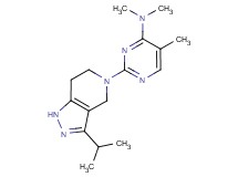 2-(3-isopropyl-1,4,6,7-tetrahydro-5H-pyrazolo[4,3-c]pyridin-5-yl)-N,N,5-trimethylpyrimidin-4-amine