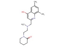 1-{2-[[(4-hydroxy-6,8-dimethylquinolin-2-yl)methyl](methyl)amino]ethyl}piperidin-2-one