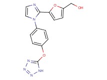 (5-{1-[4-(1H-tetrazol-5-yloxy)phenyl]-1H-imidazol-2-yl}-2-furyl)methanol