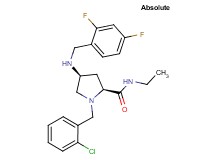 (4S)-1-(2-chlorobenzyl)-4-[(2,4-difluorobenzyl)amino]-N-ethyl-L-prolinamide