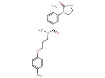 N,4-dimethyl-N-[3-(4-methylphenoxy)propyl]-3-(2-oxo-1-imidazolidinyl)benzamide