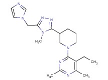 5-ethyl-4-{3-[5-(1H-imidazol-1-ylmethyl)-4-methyl-4H-1,2,4-triazol-3-yl]piperidin-1-yl}-2,6-dimethylpyrimidine