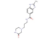 2-methyl-N-[3-(3-oxopiperazin-1-yl)propyl]-1H-benzimidazole-5-carboxamide