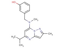 3-{[(5-isopropyl-2-methylpyrazolo[1,5-a]pyrimidin-7-yl)(methyl)amino]methyl}phenol