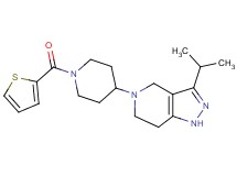 3-isopropyl-5-[1-(2-thienylcarbonyl)piperidin-4-yl]-4,5,6,7-tetrahydro-1H-pyrazolo[4,3-c]pyridine
