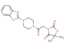 3-{2-[4-(1,3-benzoxazol-2-yl)piperazin-1-yl]-2-oxoethyl}-5,5-dimethyl-1,3-oxazolidine-2,4-dione