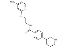 N-{2-[(4-methylpyridin-2-yl)amino]ethyl}-4-piperidin-3-ylbenzamide