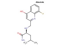 N~2~-[(8-fluoro-4-hydroxyquinolin-2-yl)methyl]-L-leucinamide