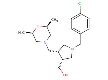 ((3R*,4S*)-1-(4-chlorobenzyl)-4-{[(2R*,6S*)-2,6-dimethylmorpholin-4-yl]methyl}pyrrolidin-3-yl)methanol