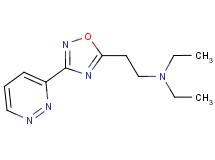 N,N-diethyl-2-[3-(3-pyridazinyl)-1,2,4-oxadiazol-5-yl]ethanamine