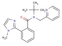N-(tert-butyl)-2-(1-methyl-1H-imidazol-2-yl)-N-(pyridin-2-ylmethyl)benzamide