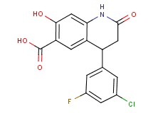 4-(3-chloro-5-fluorophenyl)-7-hydroxy-2-oxo-1,2,3,4-tetrahydroquinoline-6-carboxylic acid