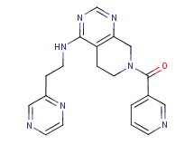 N-(2-pyrazin-2-ylethyl)-7-(pyridin-3-ylcarbonyl)-5,6,7,8-tetrahydropyrido[3,4-d]pyrimidin-4-amine