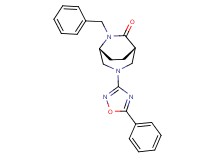 (1S*,5R*)-6-benzyl-3-(5-phenyl-1,2,4-oxadiazol-3-yl)-3,6-diazabicyclo[3.2.2]nonan-7-one