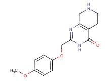 2-[(4-methoxyphenoxy)methyl]-5,6,7,8-tetrahydropyrido[3,4-d]pyrimidin-4(3H)-one