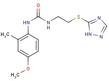 N-(4-methoxy-2-methylphenyl)-N'-[2-(1H-1,2,4-triazol-5-ylthio)ethyl]urea