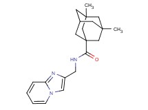N-(imidazo[1,2-a]pyridin-2-ylmethyl)-3,5-dimethyladamantane-1-carboxamide