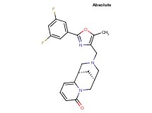 (1S,9S)-11-{[2-(3,5-difluorophenyl)-5-methyl-1,3-oxazol-4-yl]methyl}-7,11-diazatricyclo[7.3.1.0~2,7~]trideca-2,4-dien-6-one
