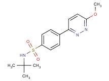 N-(tert-butyl)-4-(6-methoxypyridazin-3-yl)benzenesulfonamide