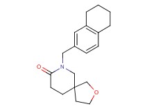 7-(5,6,7,8-tetrahydronaphthalen-2-ylmethyl)-2-oxa-7-azaspiro[4.5]decan-8-one