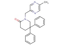 1-[(5-methylpyrazin-2-yl)methyl]-5,5-diphenylpiperidin-2-one