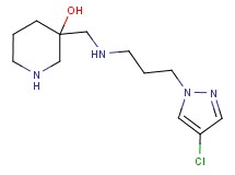 3-({[3-(4-chloro-1H-pyrazol-1-yl)propyl]amino}methyl)-3-piperidinol dihydrochloride