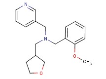(2-methoxybenzyl)(pyridin-3-ylmethyl)(tetrahydrofuran-3-ylmethyl)amine