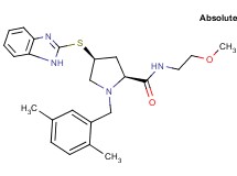 (4S)-4-(1H-benzimidazol-2-ylthio)-1-(2,5-dimethylbenzyl)-N-(2-methoxyethyl)-L-prolinamide