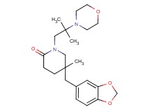 5-(1,3-benzodioxol-5-ylmethyl)-5-methyl-1-(2-methyl-2-morpholin-4-ylpropyl)piperidin-2-one
