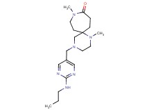 1,9-dimethyl-4-{[2-(propylamino)pyrimidin-5-yl]methyl}-1,4,9-triazaspiro[5.6]dodecan-10-one