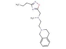 2-(3,4-dihydro-2(1H)-isoquinolinyl)-N-methyl-N-[(3-propyl-1,2,4-oxadiazol-5-yl)methyl]ethanamine