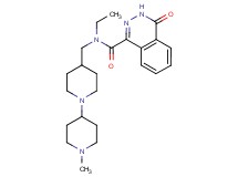 N-ethyl-N-[(1'-methyl-1,4'-bipiperidin-4-yl)methyl]-4-oxo-3,4-dihydro-1-phthalazinecarboxamide