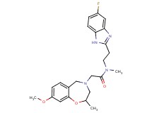 N-[2-(5-fluoro-1H-benzimidazol-2-yl)ethyl]-2-(8-methoxy-2-methyl-2,3-dihydro-1,4-benzoxazepin-4(5H)-yl)-N-methylacetamide