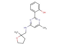 2-(4-methyl-6-{[(2-methyltetrahydrofuran-2-yl)methyl]amino}pyrimidin-2-yl)phenol