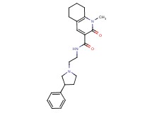 1-methyl-2-oxo-N-[2-(3-phenylpyrrolidin-1-yl)ethyl]-1,2,5,6,7,8-hexahydroquinoline-3-carboxamide