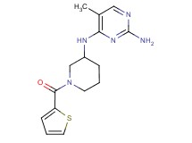 5-methyl-N~4~-[1-(2-thienylcarbonyl)piperidin-3-yl]pyrimidine-2,4-diamine