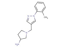 1-{[1-(2-methylphenyl)-1H-pyrazol-4-yl]methyl}-3-pyrrolidinamine dihydrochloride