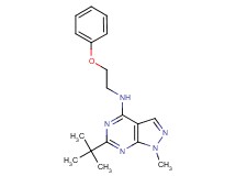 6-tert-butyl-1-methyl-N-(2-phenoxyethyl)-1H-pyrazolo[3,4-d]pyrimidin-4-amine