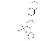 N-[1-(1H-imidazol-1-ylmethyl)-2,2-dimethylpropyl]-5,6,7,8-tetrahydroquinoline-3-carboxamide